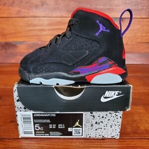 Nike Air Jordan 7 Retro Raptors 5C Toddler Jumpman MVP Shoes DZ5576-006